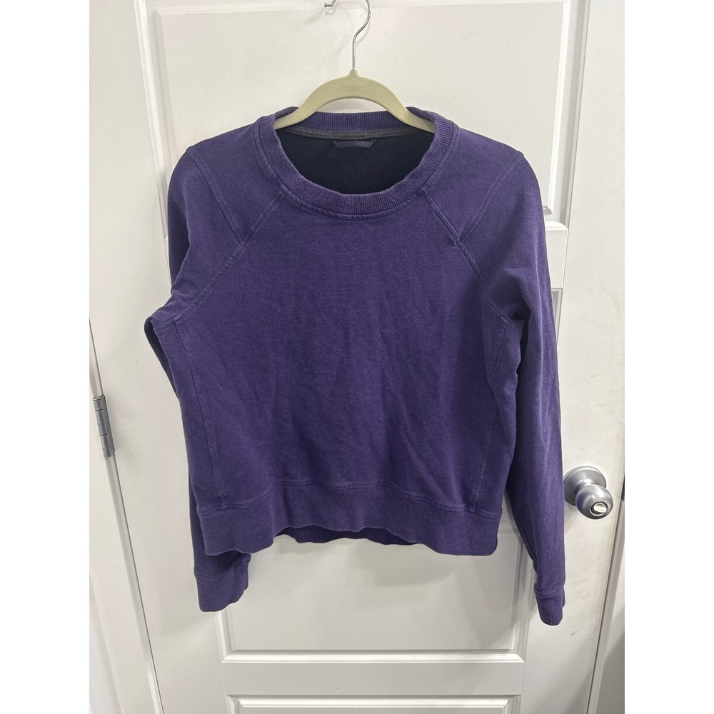 Lululemon‎ Athletica Purple Raglan Sleeve Crewneck Sweatshirt Womens size 8